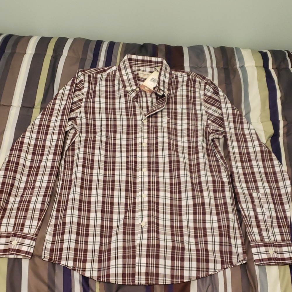Small Dockers Button Down Long Sleeve Shirt